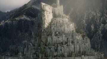 Minas Tirith in Lord of the Rings