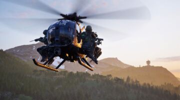 Een helikopter in Wardogs