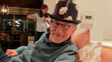 Een selfie van Spielberg