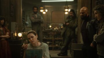 Rebecca Ferguson, Sonita Henry, Harriet Walter, Common en Avi Nash in Silo