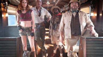 Karen Gillan, Dwayne Johnson, Kevin Hart and