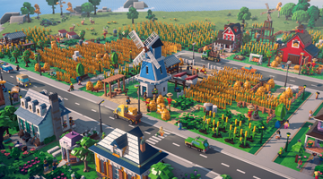 Een stad in Lego Skylines