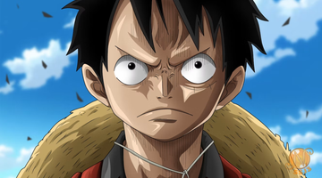 Een foto van Luffy uit One Piece