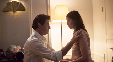 Claes Bang and Natalie Wolfsberg Madueño in The Secret Woman