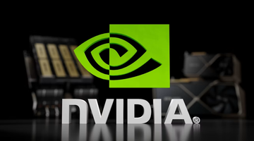 Het logo van Nvidia, die de DLSS 5 hebben uitgebracht