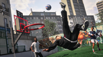Iemand doet een omhaal in de nieuwe game van EA
