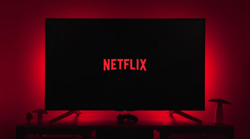 Netflix op een TV