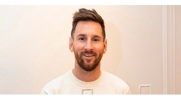 lionel messi linkervoet