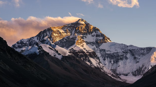 De top van de Mount Everest