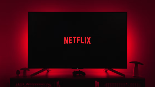 Netflix op een TV