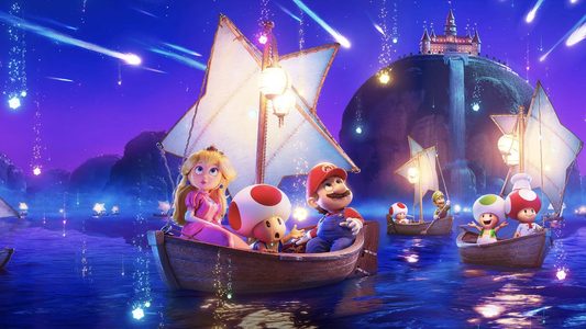 Een stilbeeld uit de nieuwe Super Mario Galaxy-film