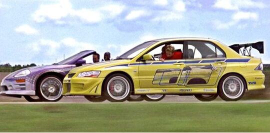 Ranglijst auto's fast & Furious