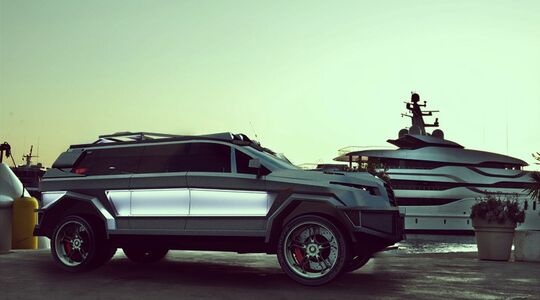 Illustratie voor: Met deze Dartz’s Black Alligator luxe SUV kun je nu beesten in Grand Theft Auto V