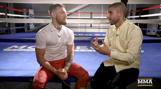 Illustratie voor: Conor McGregor sprak met MMAfighting over Mayweather, Racisme-beschuldigingen, Malignaggi & payday