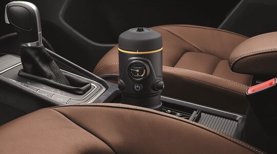 Illustratie voor: Deze mobiele espresso machine van Volkswagen zorgt voor een hele smaakvolle rit