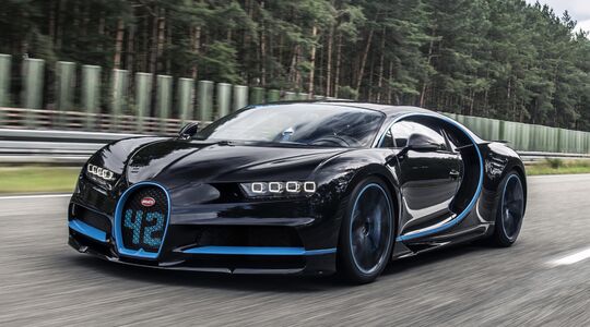 Illustratie voor: Must watch: Bugatti Chiron trekt op van 0 naar 400 km/h
