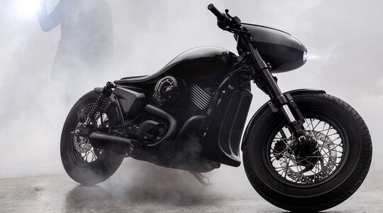Illustratie voor: De Bandit9 Dark Side Motorcycle is van een andere orde