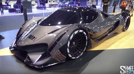Illustratie voor: Deze 5007 pk sterke Devel Sixteen is voorzien van een 12.3-liter V16 motor