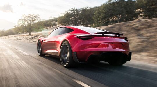 tesla roadster snelste productiewagen
