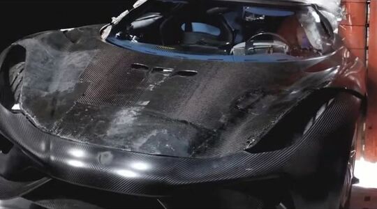 Crashtest Koenigsegg Regera