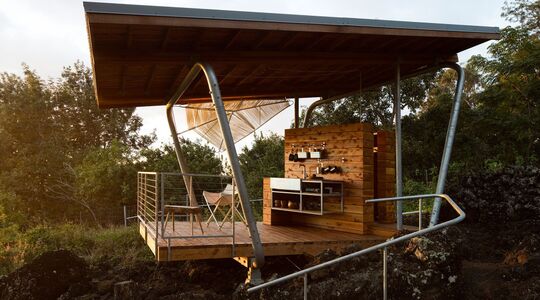 Illustratie voor: Dit fraaie buitenhuis is gestationeerd op Hawaii