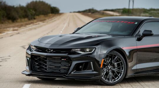 Illustratie voor: De nieuwe Exorcist van Hennessey is ‘s werelds snelste musclecar