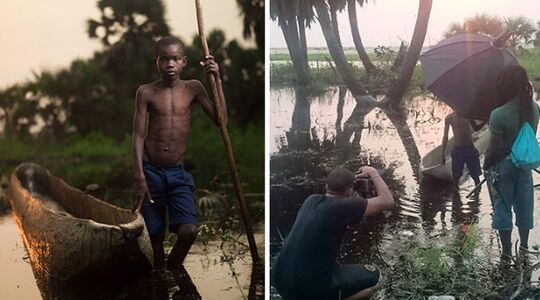 foto's behind the scenes het is niet wat het lijkt