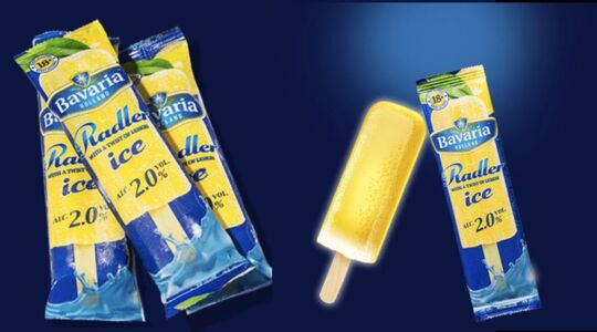 Illustratie voor: We koelen tijdens de hitte af met de nieuwe Radler ijsjes van de Aldi