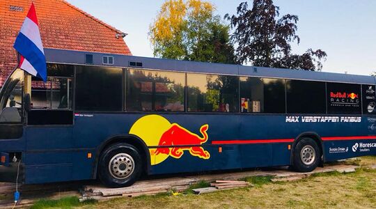 max verstappen fanbus camper te koop