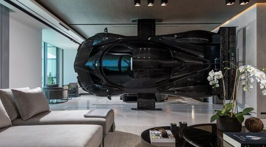 pagani zonda r muur schilderij