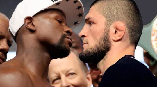 Khabib vs Mayweather gewoonvoorhem