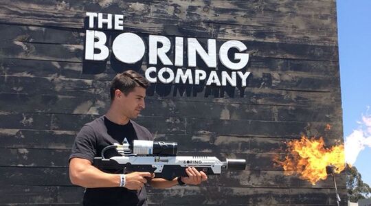 Vlammenwerper The Boring Company