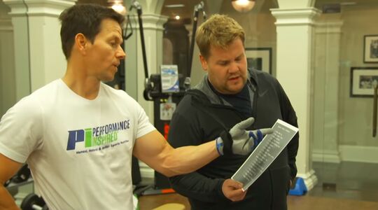 Mark wahlberg james corden ochtendgymnastiek gewoonvoorhem