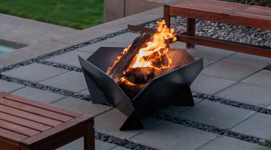 Stahl Stalen Vuurkorf Gewoonvoorhem