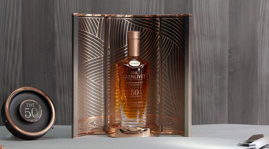 50-jarige whisky van Glenlivet Gewoonvoorhem