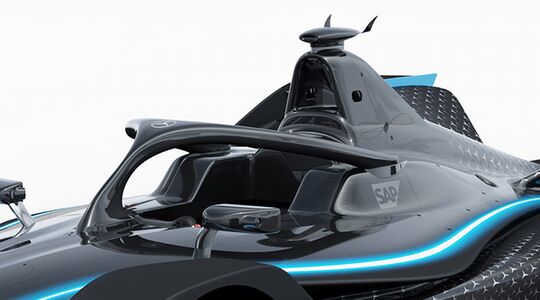 Formule E auto Mercedes Gewoonvoorhem