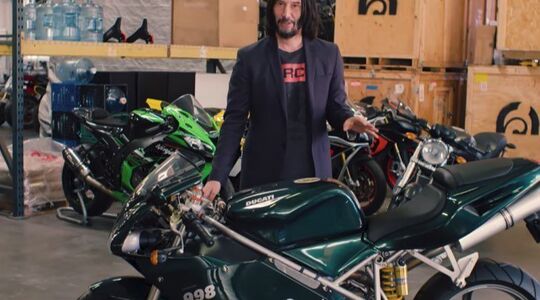 Motorverzameling Keanu Reeves