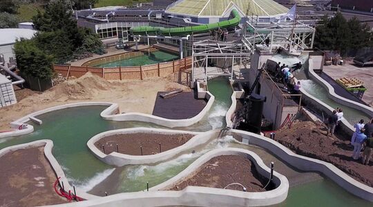 Epische wildwaterbaan