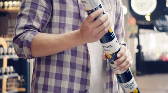 Corona bierblikje Draaisysteem revolutionair