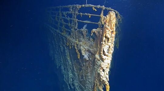Nieuwe beelden van de titanic