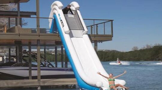 opblaasbare glijbaan