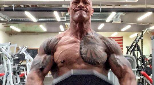 The Rock in de sporschool