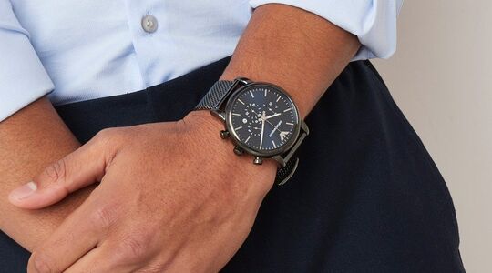 horloge met stalen band