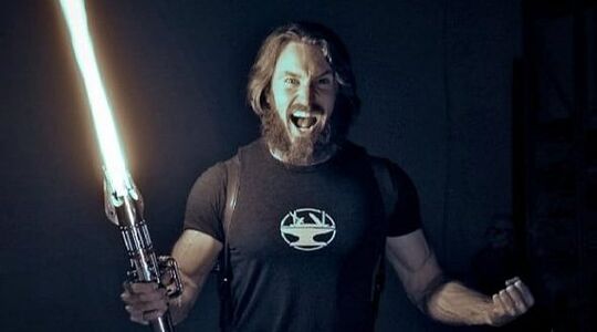 eerste echte lightsaber