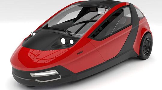 twike e-bike op de snelweg