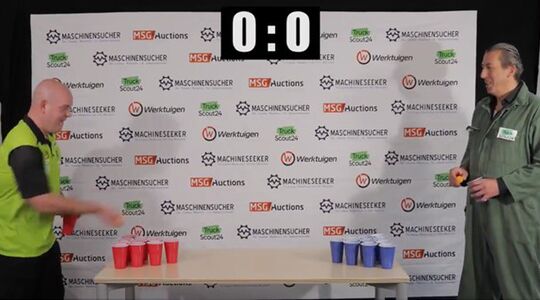 Michael van Gerwen bierpong