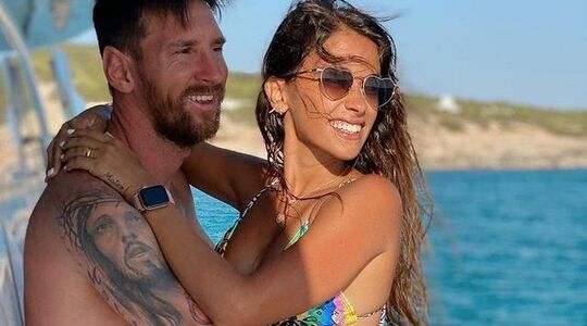 Antonela Roccuzzo, de vrouw van Lionel Messi