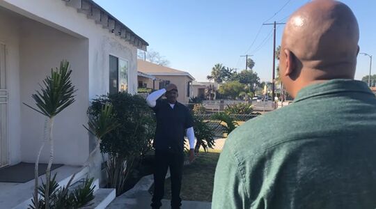 Franklin en Lamal spelen GTA 5 scène na