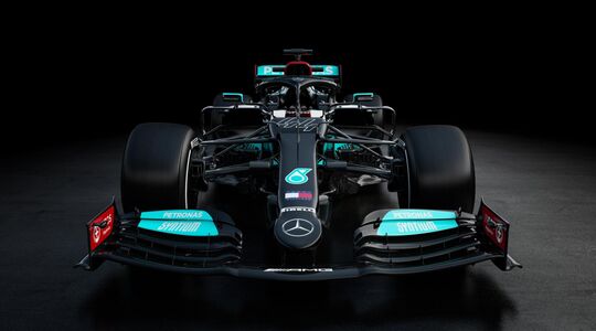 de nieuwe auto van Mercedes