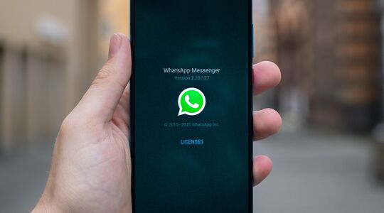 fout van WhatsApp